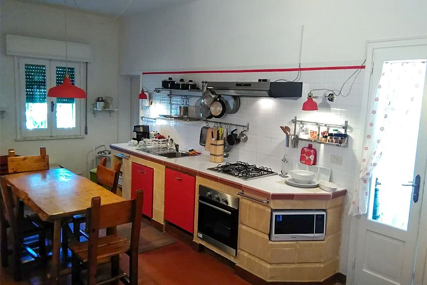 Immagine della cucina della casa vacanze