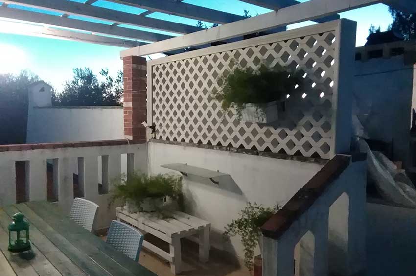 Particolare terrazza riservata